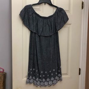 Old Navy cotton off the shoulder casual dress